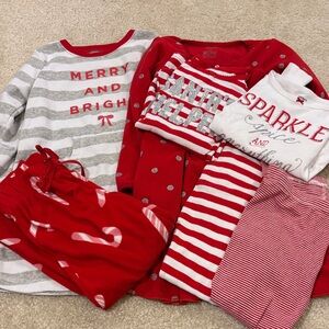 Carter's holiday pajama lot size 4-5
